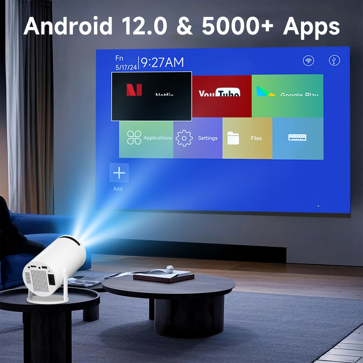 SGV Portable Smart Mini Projector