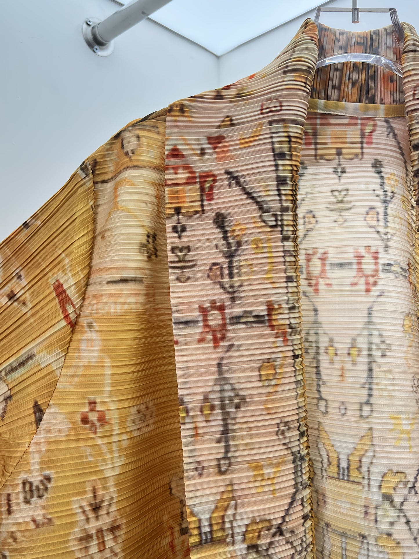 Plus Size Yellow Floral Kaftan Dress