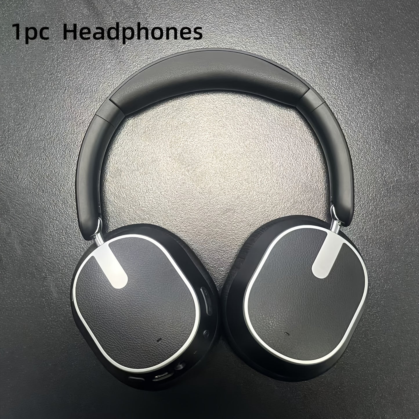 TIMU Active Noise Cancelling Headphones with Wireless, Built-in Mic, Foldable Over-Ear design, USB-C Charging, Long-Lasting 500mAh Battery - Compatible with PC, Laptop, Mobile, Gaming, Travel - for Men & Women (Black) - Ideal